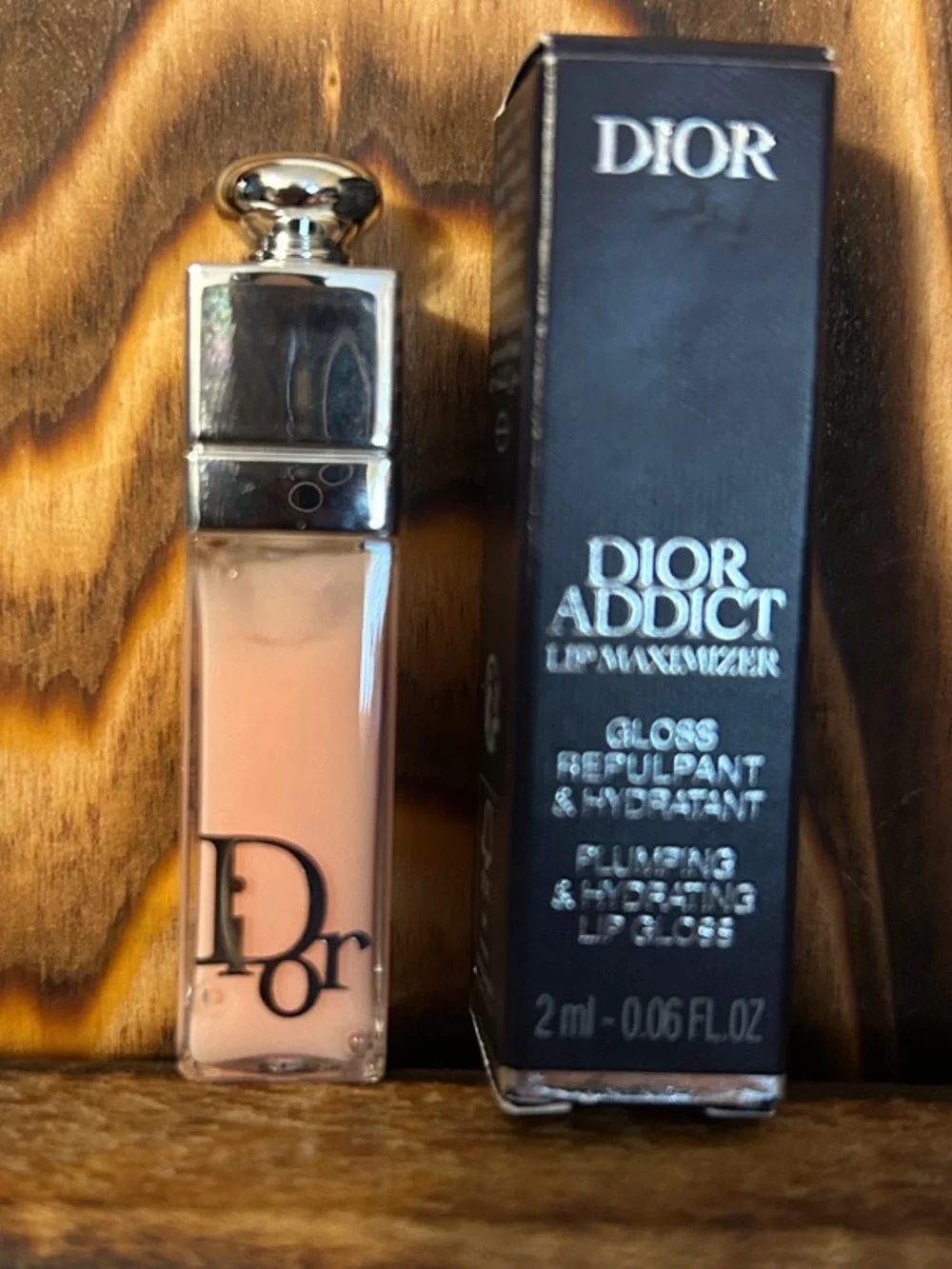 Dior Red Lipstick Full Size with Nude Lip Maximizer Gloss (travel)